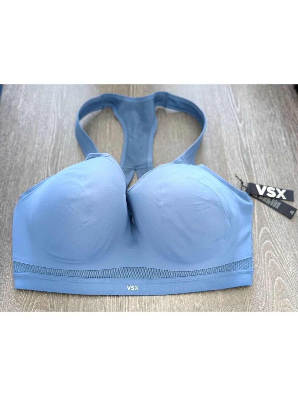 Victoria's Secret VSX Moonlight Blue Incredible Max Sports Bra Size 36DDD